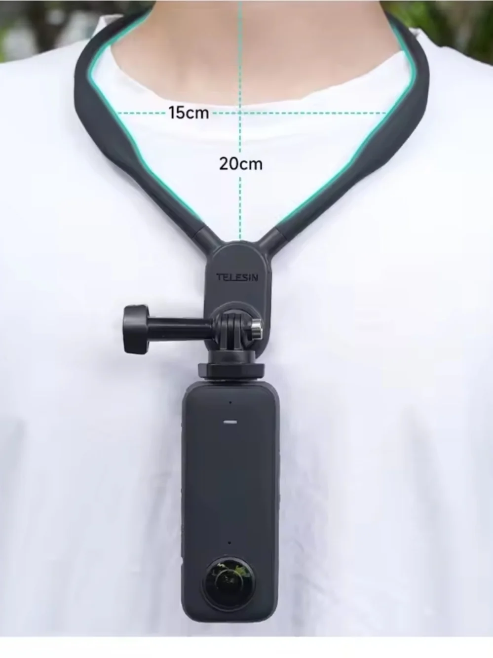 Black Neck Mount Holder for Action Cameras